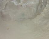 A picture of step 2 of Karachi biscuits.