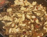 Foto del paso 7 de la receta: Risotto Funghi Porcini, vegetales y ave con toque de queso azul