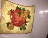 A picture of step 3 of Easy Shrimp and Veggies Toast.