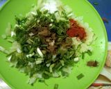A picture of step 1 of Spring Onion and Potato Cutlets.