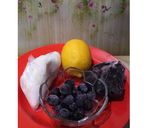 Foto langkah ke 1 dari resep Diet Juice Soursop Acaiberry Blueberry Lemon.