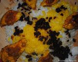 A picture of step 33 of Persian Barberries rice with saffron chicken (Zereshk polow BA morgh).