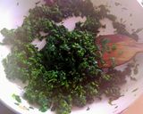 A picture of step 2 of Methi Malai matar.