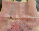 Foto del paso 5 de la receta: Milhojas de calabacín y champiñones con jamón y queso
