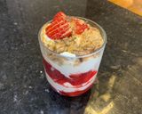A picture of step 3 of Strawberry & lemon mascarpone mousse.
