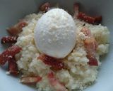 Une image de l'étape 6 de Risotto parmesan et oeuf mollet.