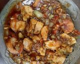 Foto langkah ke 7 dari resep Udang Tahu Saus Madu.