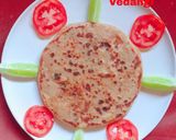 A picture of step 4 of Soya Paratha.