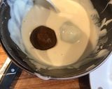 A picture of step 3 of YUMMY PUMPKIN CHEESECAKE TRUFFLE MUMMIES (NO BAKE) #halloween.