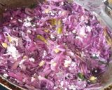 பர்ப்பிள் முட்டைகோஸ் கலர்ஃபுல் பொரியல் (Purple muttaikosh colorful poriyal Recipe in Tamil) ரெசிபி ஸ்டேப் 6 புகைப்படம்