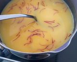 A picture of step 2 of Custard semolina shiro.
