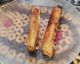 Foto del paso 3 de la receta: Canutillos de queso de cabra y miel con pasta filo