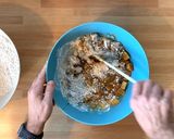 Foto del passaggio 5 della ricetta Torta Fit di Mele con Crumble di Cocco e Noci