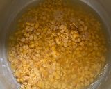 A picture of step 1 of Dal Dhokli.