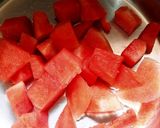 ওয়াটারমেলন স্মুদি (watermelon smoothy recipe in Bengali) রেসিপি ধাপ - 1 ছবি