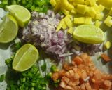 A picture of step 2 of VashBake Mango Salsa.
