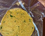 A picture of step 4 of Bajara methi puri.