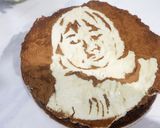 Foto langkah ke 10 dari resep Cake Ketagih (Cake lukis dengan bubuk coklat) - Tanpa tepung terigu.