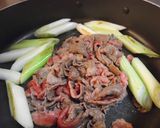 A picture of step 6 of Easy and Delicious Sukiyaki from Scratch.