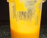 A picture of step 1 of Mango lassi #CA2025.