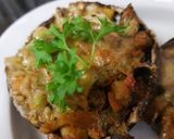 A picture of step 5 of My Italian Stuffed Portabello Mushrooms. 💙.