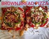 A picture of step 7 of Brown bread pizza.