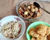 Foto langkah ke 8 dari resep Oseng Kikil, Ati Ampela Ayam, dan Telur Puyuh.