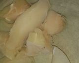 A picture of step 1 of Chicken Soup.