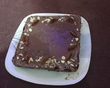 A picture of step 3 of Chocolate Ice-cream biscuit cake.