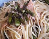 Foto del paso 3 de la receta: ❣Spaguetti con Salmone e Asparagi!!!