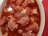 Carne de cerdo a la portuguesa