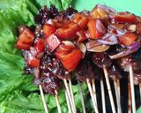 Foto langkah ke 5 dari resep Sate Daging Sapi Bakar Teflon.