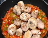 A picture of step 4 of Slow Cooker Chicken Chilindrón.