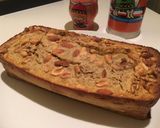 Foto del paso 1 de la receta: Budín proteico de banana con frutos secos