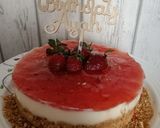 Foto langkah ke 4 dari resep Strawberry cheesecake with regal #simplecake#nobake.