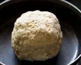 A picture of step 1 of Naan with masala paneer.