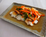 A picture of step 8 of Cod with Sweet and Sour Vegetable Sauce.