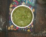 A picture of step 2 of Palak Batua and Broccoli ka saag.