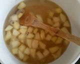Nyári krémes alma leves /Apfelsuppe recept fázis 3 fotója