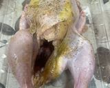 صورة لخطوة 1 من وصفة دجاجة محشية ارز وخضرة معاها