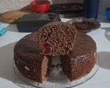 Foto del paso 8 de la receta: Budín de chocolate con cerezas 🍒🍫
