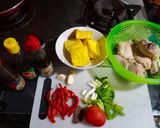 Foto langkah ke 2 dari resep Tahu ayam sambal belacan.