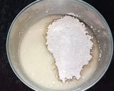 A picture of step 5 of Eggless Chocolate Cake.