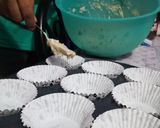 Foto del paso 5 de la receta: Muffins de nuez y plátano
