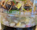 A picture of step 3 of Steamed Barramundi with Goji Berries and Vegetables.