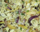 খুদ চচ্চড়ি (আধ ভাঙা চালকে "খুদ" বলে) (khud chorchori recipe in Bengali) রেসিপির ধাপ 4 ছবি