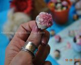 A picture of step 4 of White Chocolate dipped Cherries.