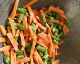A picture of step 1 of Breakfast veg chowmin # Special.