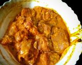A picture of step 2 of Chicken Kosha.