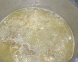 A picture of step 1 of Rice Chicken vegetable soup.